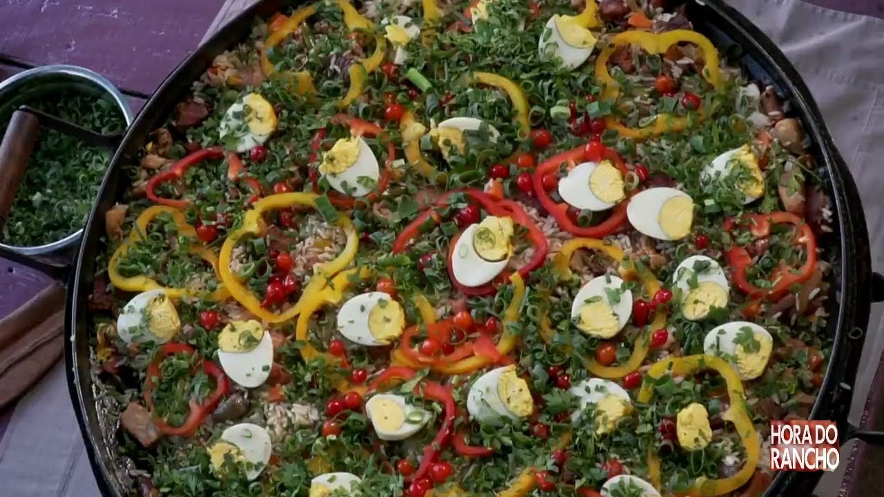 PAELLA CAIPIRA PREPARADA NO TACHO COM GOSTINHO DA ROÇA
