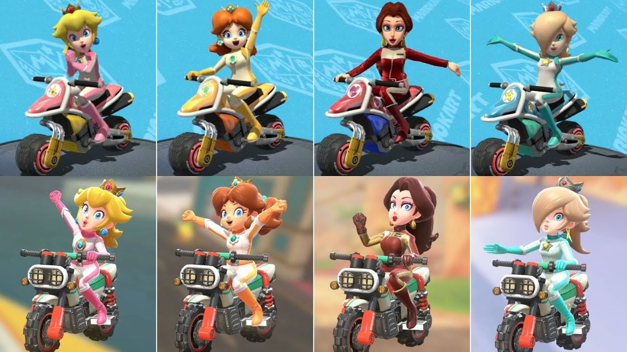 Mario Kart Switch Series // All Aero Outfit Characters