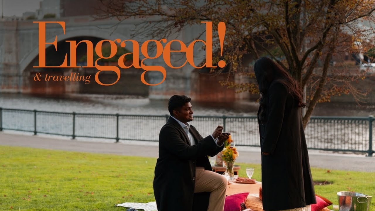We Flew Across the World to Get Engaged 💍 | Singapore to Boston [Part 1]