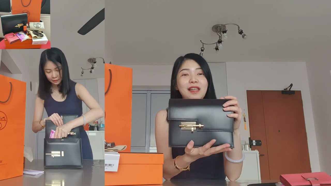 2022 Birthday Reveal Part 2: Hermes Pochette Verrou Clutch Bag 爱马仕插销包 手枪包 手拿包