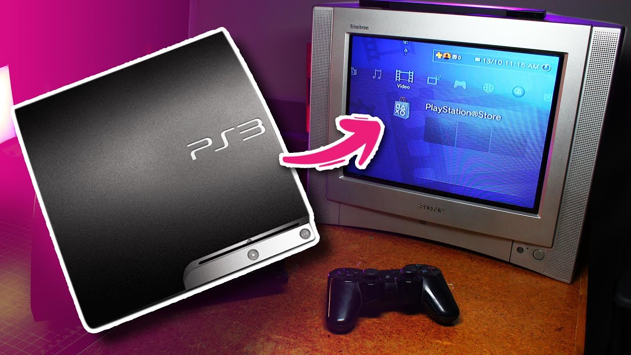 Juegos de PS3 en un CRT - Conectando un PlayStation 3 a una TV viejita | elrafias