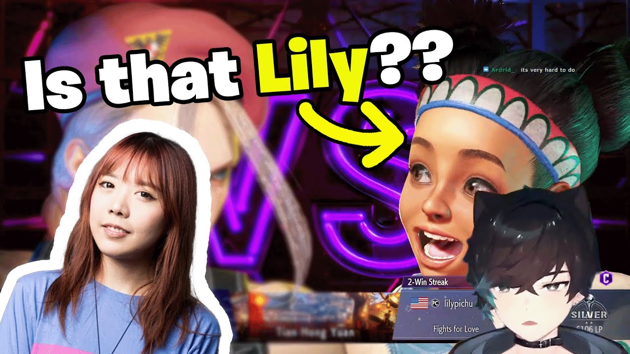 Sykkuno accidentally went against LilyPichu in Street Fighter 6