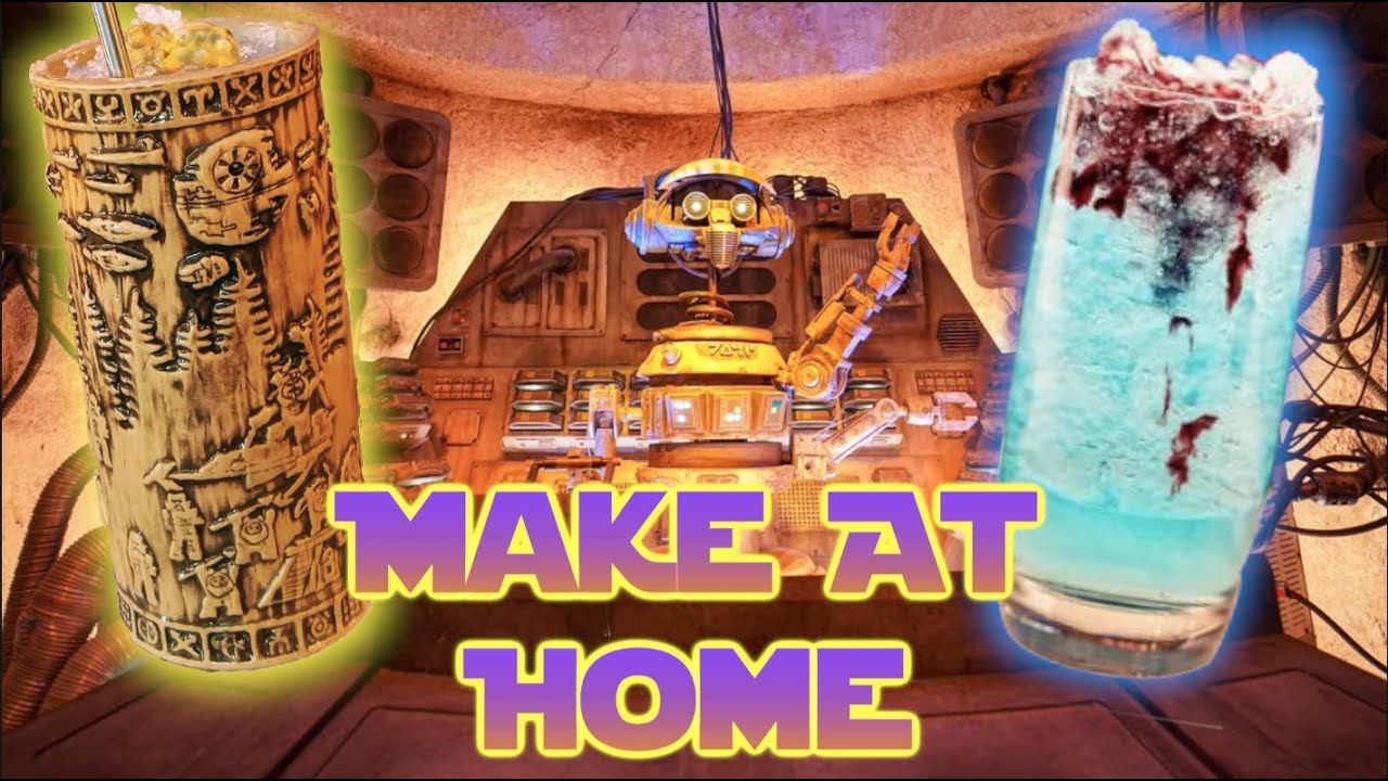 Making Star Wars Drinks at Home! from Oga's Cantina in Galaxy's Edge!