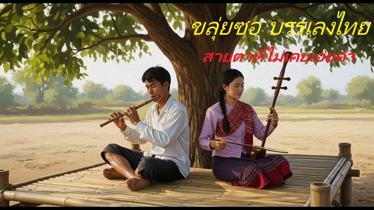 สายตาที่ไม่เคยเอ่ยคำ | ขลุ่ยซอ บรรเลงไทย | เพลงลูกทุ่งบรรเลงฟังสบาย ผ่อนคลาย