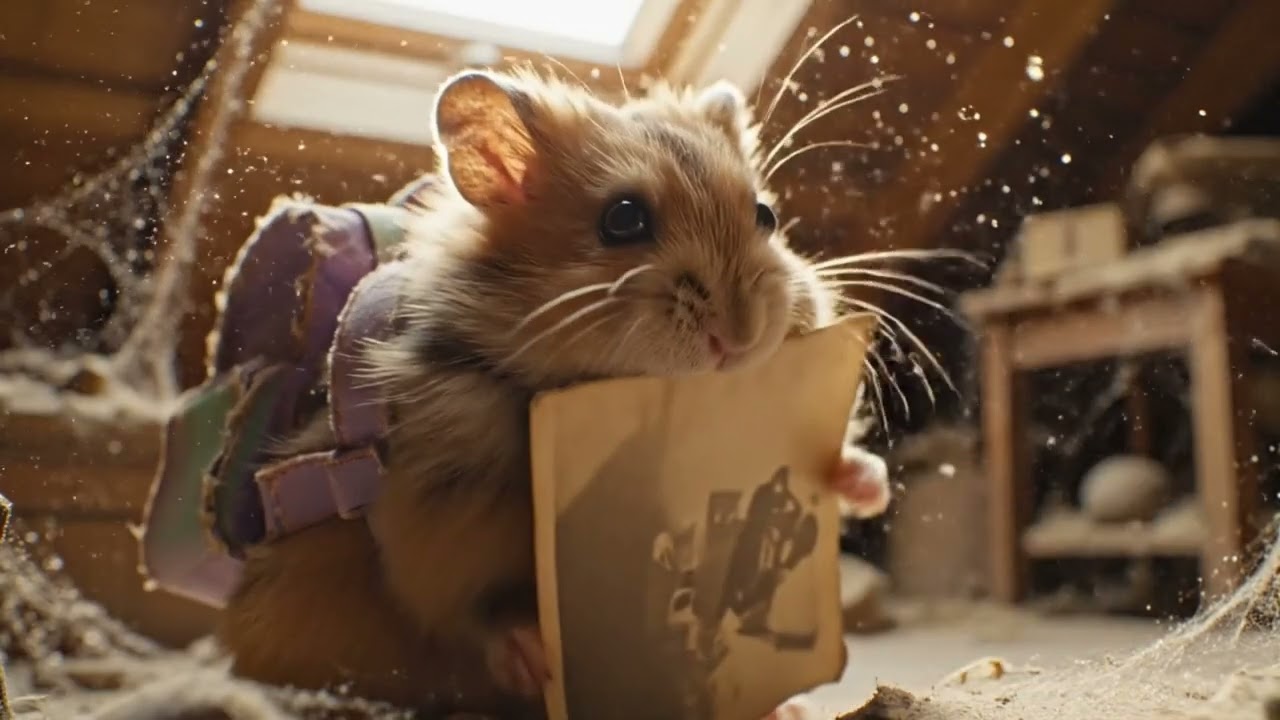 Little Hamster Climbs to the Attic and Gets Emotional as Memories Come Flooding Back 🐹💭