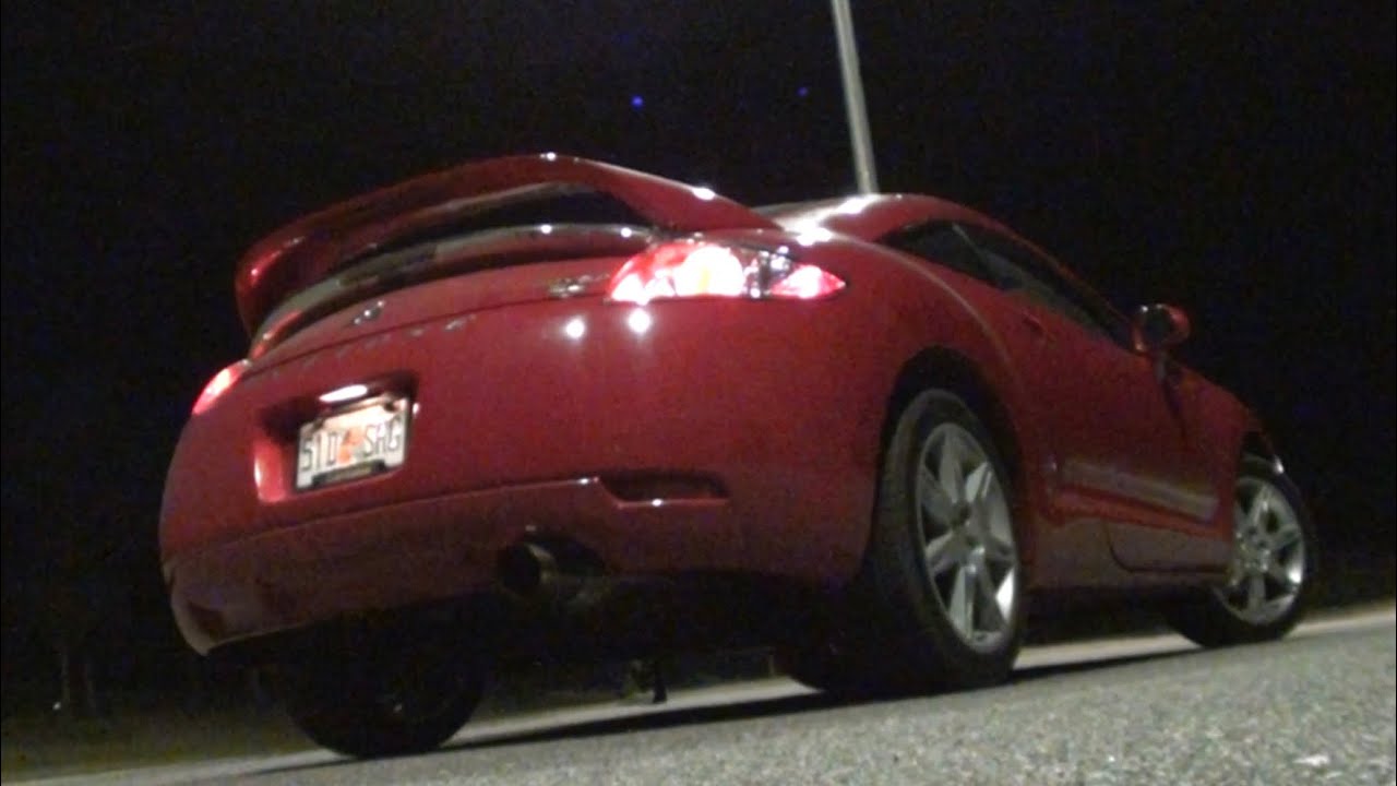 4g Mitsubishi Eclipse Amazon CB exhaust + resonator exhaust sound. 