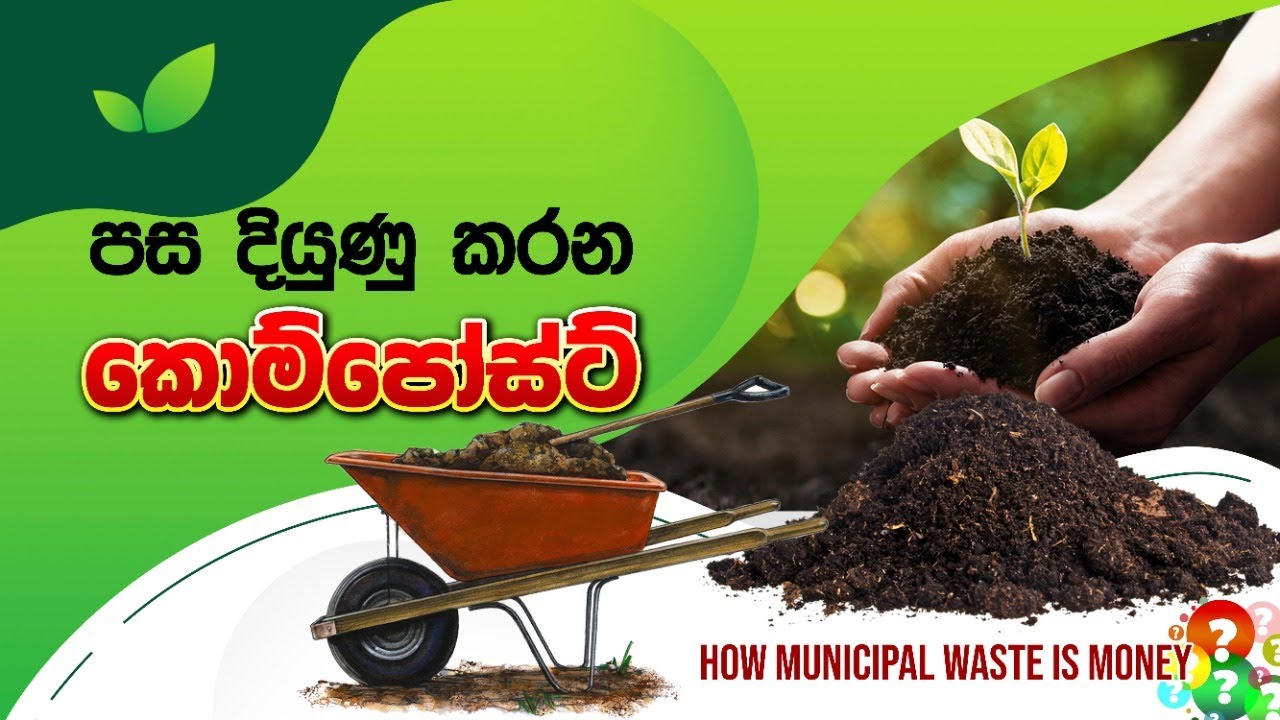 නාගරික කසළ මුදල් වන ආකාරය,Urban wast,solid wast, Compost,wast management
