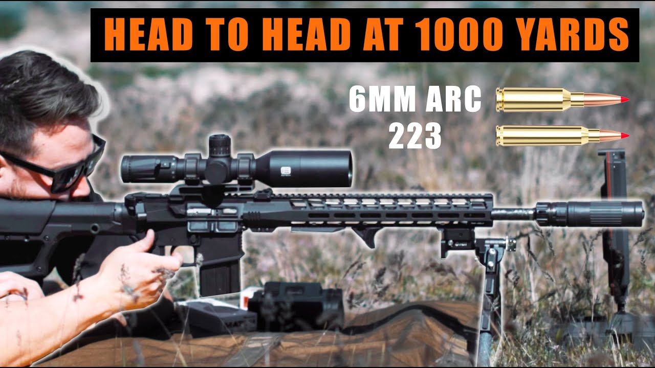 6mm ARC vs 223 at 1000 yards on a windy day - Lantac 6mm ARC
