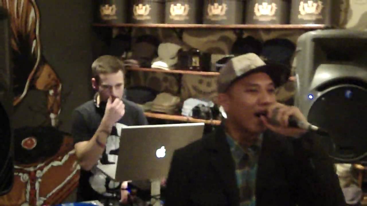 Prometheus Brown - Intro - Live at Goorins Hat Store, NYE Prefunk, 12/31/09
