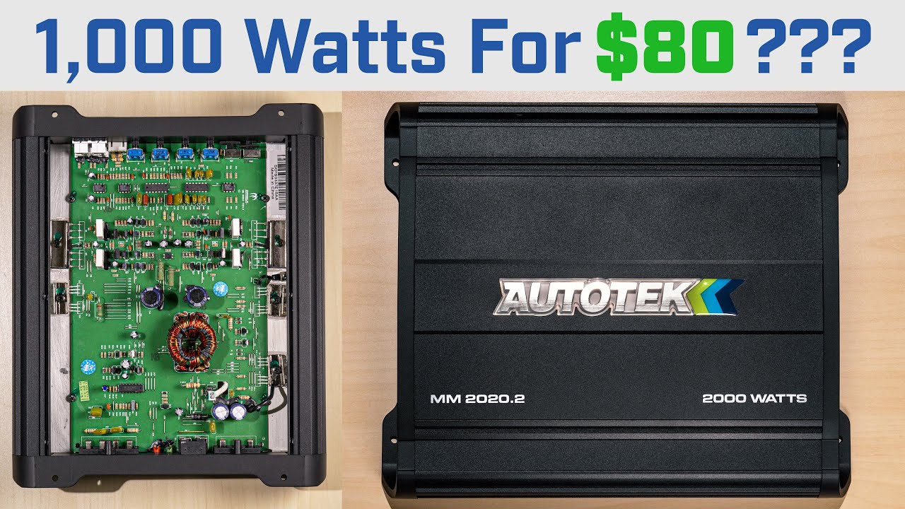 Усилитель Autotek MM2020.2 мощностью 1000 Вт RMS, 2 канала, всего за 80 долларов???