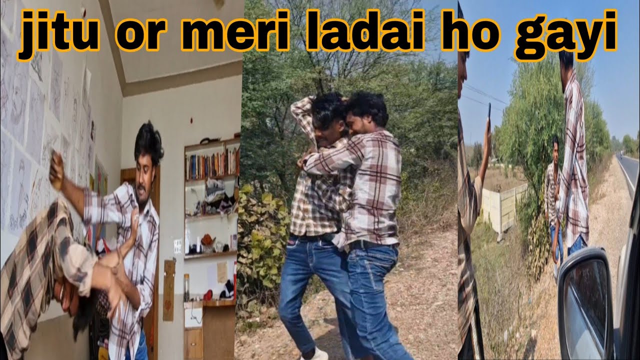 Jitu or meri ladai ho gayi ☠️😮 (sadhi part 3)