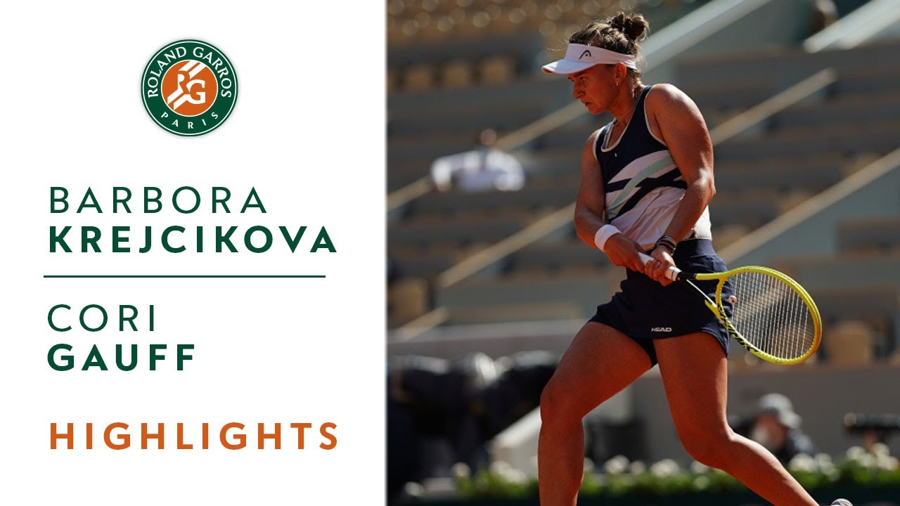 Barbora Krejcikova vs Cori Gauff - Quarterfinals Highlights I Roland-Garros 2021