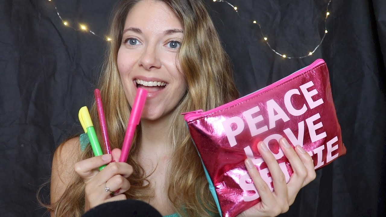 Material Escolar | Love ASMR | Ana Muñoz