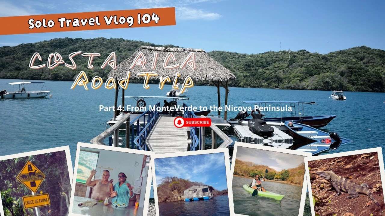 COSTA RICA SOLO VLOG  4OF5 - MONTEVERDE TO THE GULF OF NICUYA | GLAMPING, BIOLUMINESCENCE & OYSTERS