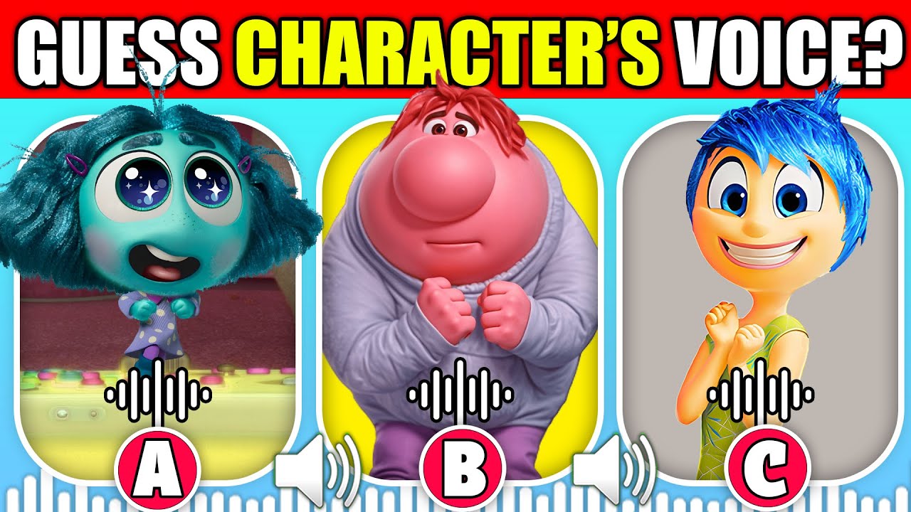 Guess The Voice! | Inside Out 2 Movie | Envy, Embarrassment, Joy, Anxiety