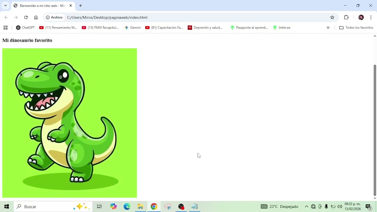 Mi primera Página Web - Profe Miros