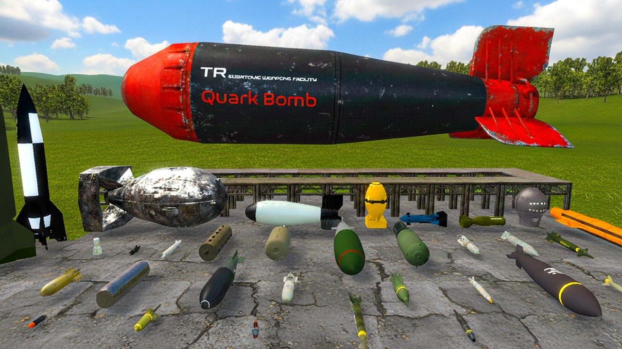 Testing the Strongest Nuclear Bombs in GMod