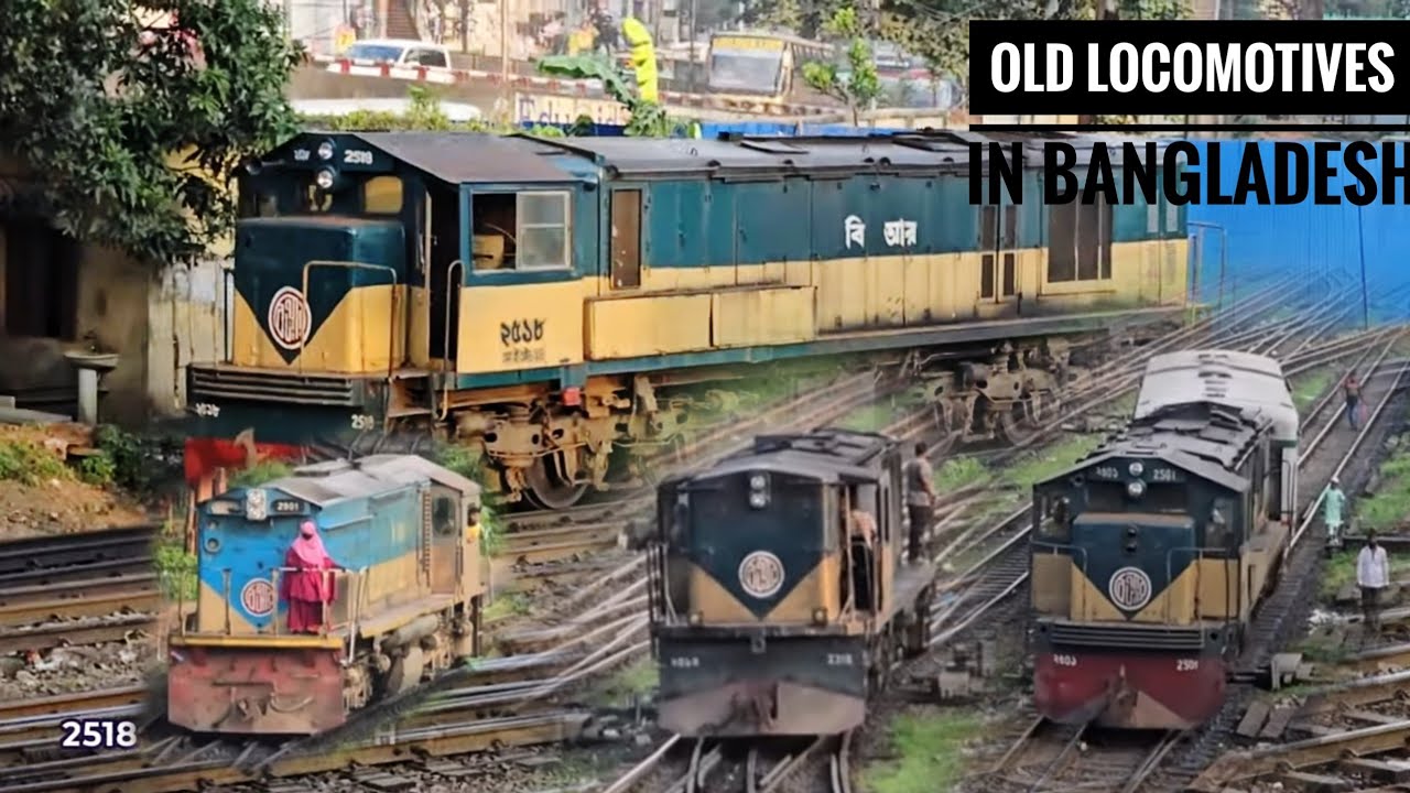 Old Locomotives. Bangladesh Railway. Local Train BD. 