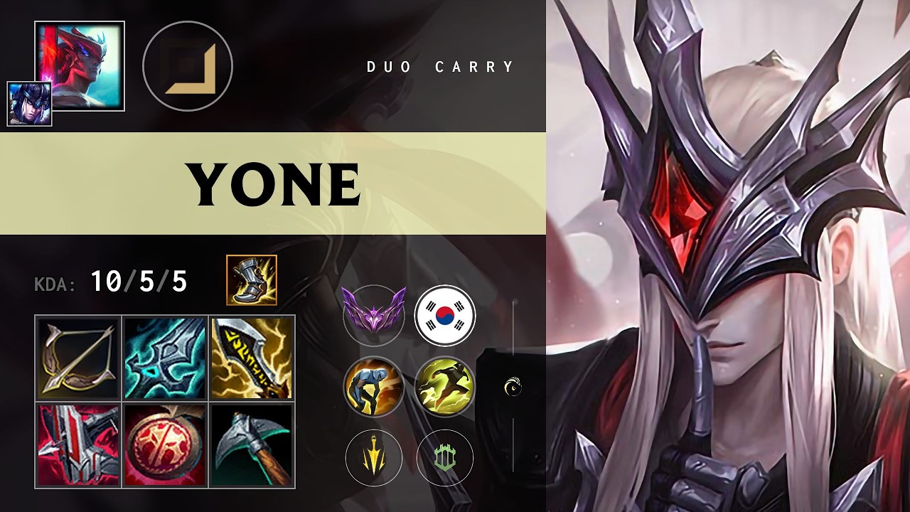 Yone ADC vs Syndra - KR Master Patch 26.14