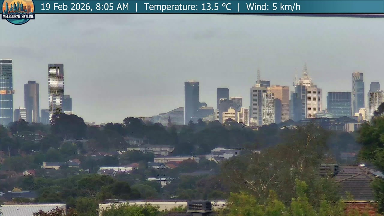Melbourne Live 🌅 at Sunrise on 19 Feb 2026