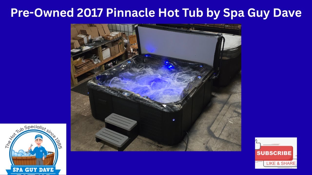 Used 2017 Premium Leisure Pinnacle Hot Tub Spa - Best Used Hot Tubs by Spa Guy Dave