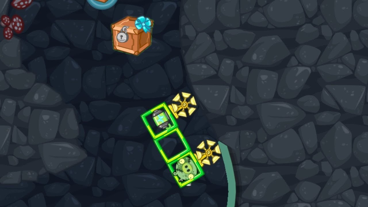 Bad Piggies - ZOMBIE PIG CLIMBING STEEP TO CATCH CRATE! OVER SPEED!
