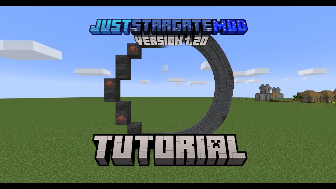 How to build a stargate | JSG 101 | Just Stargate Mod Tutorial