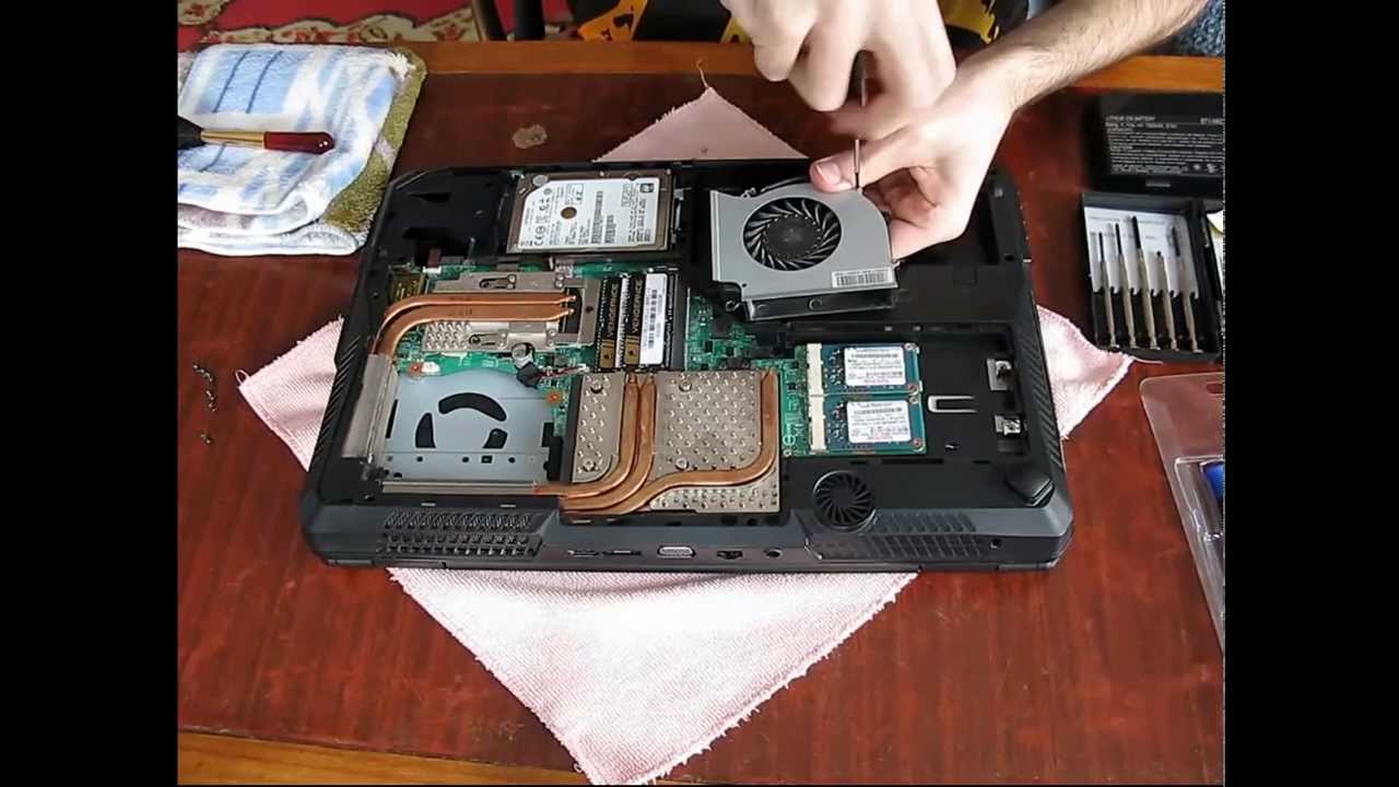 как чистить С.О. на ноутбуках MSI GT и GX серии