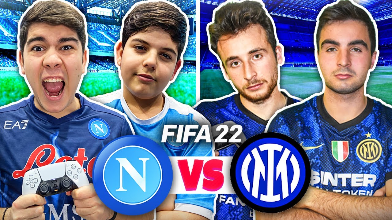 🎮 SHALEBOOM vs PIRLASV | NAPOLI vs INTER su FIFA 22!! Sfida tra fratelli