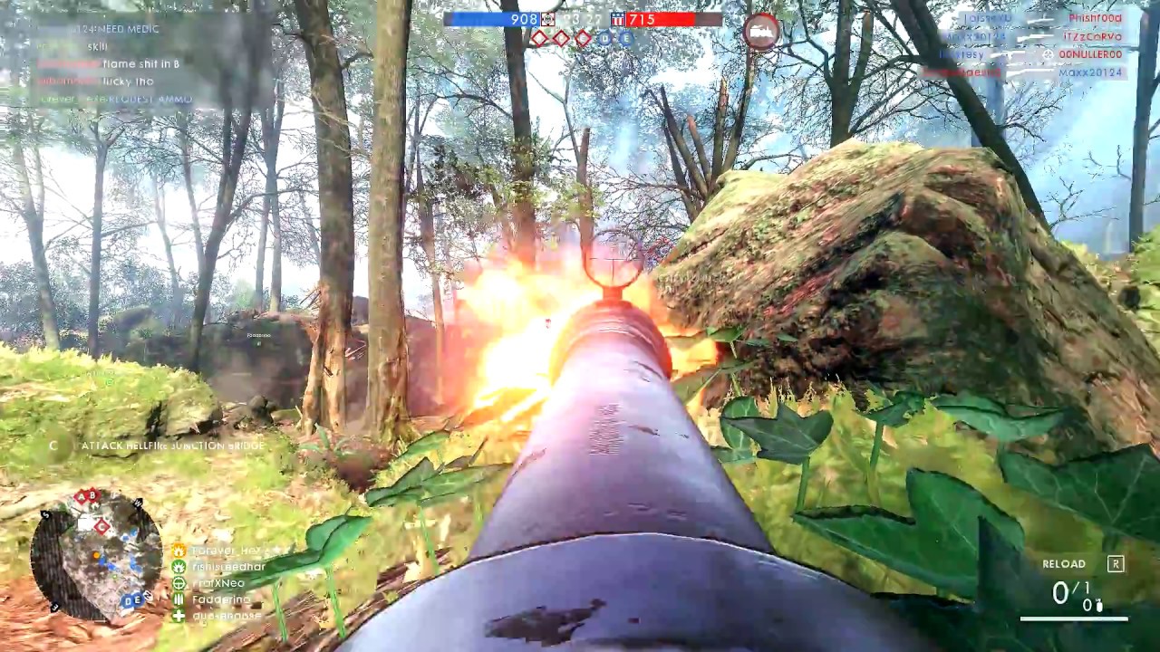 Battlefield 1 | PC | 56-7 w/ MP-18 | Over 1 Year Old