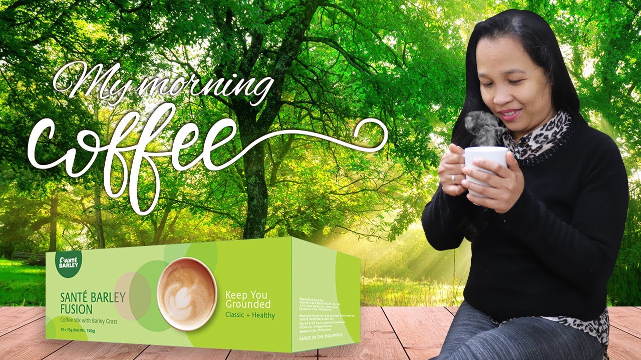 My Special Morning Coffee Sante Barley Fusion #santébarley