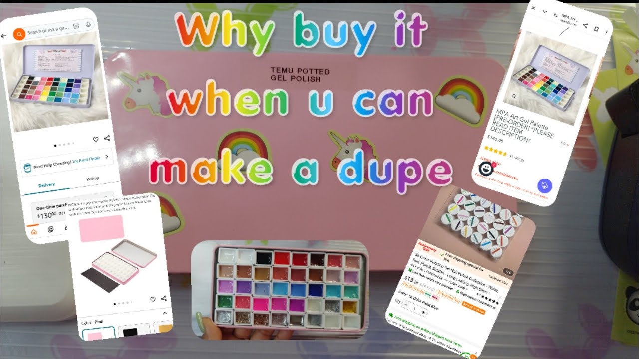 MPA Art Gel Palette Dupe for under $25 dollars