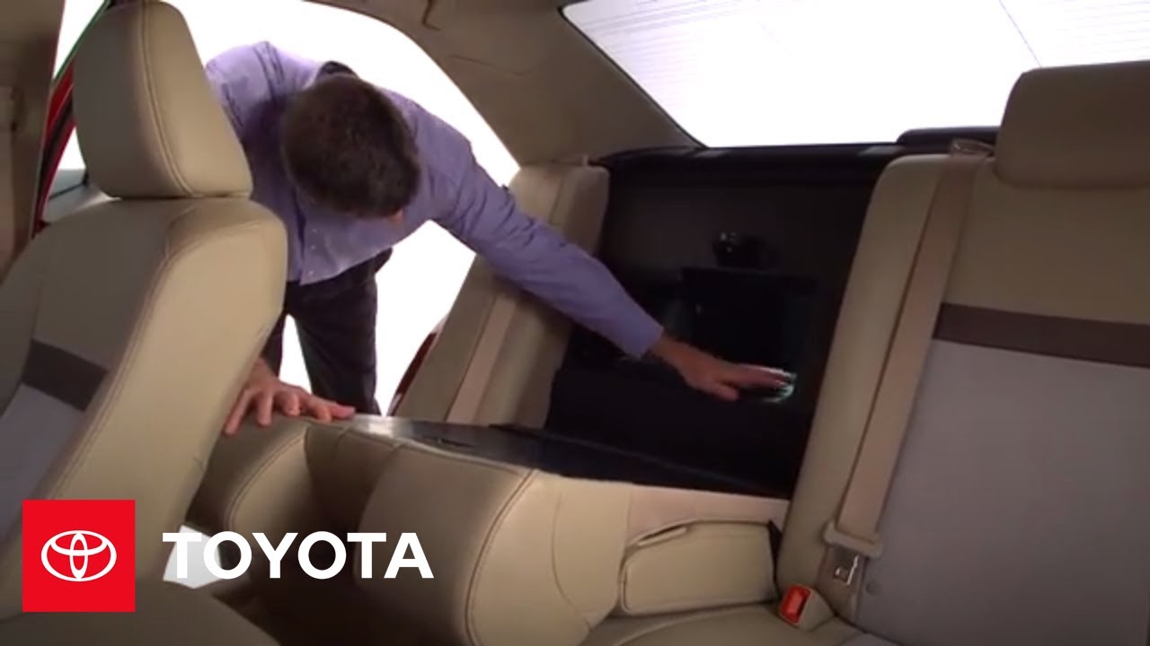 2012 Camry Hybrid How-To: Rear Seats | Toyota
