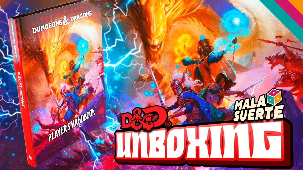 UNBOXING MANUAL DEL JUGADOR DUNGEONS & DRAGONS 2024 | MALASUERTE