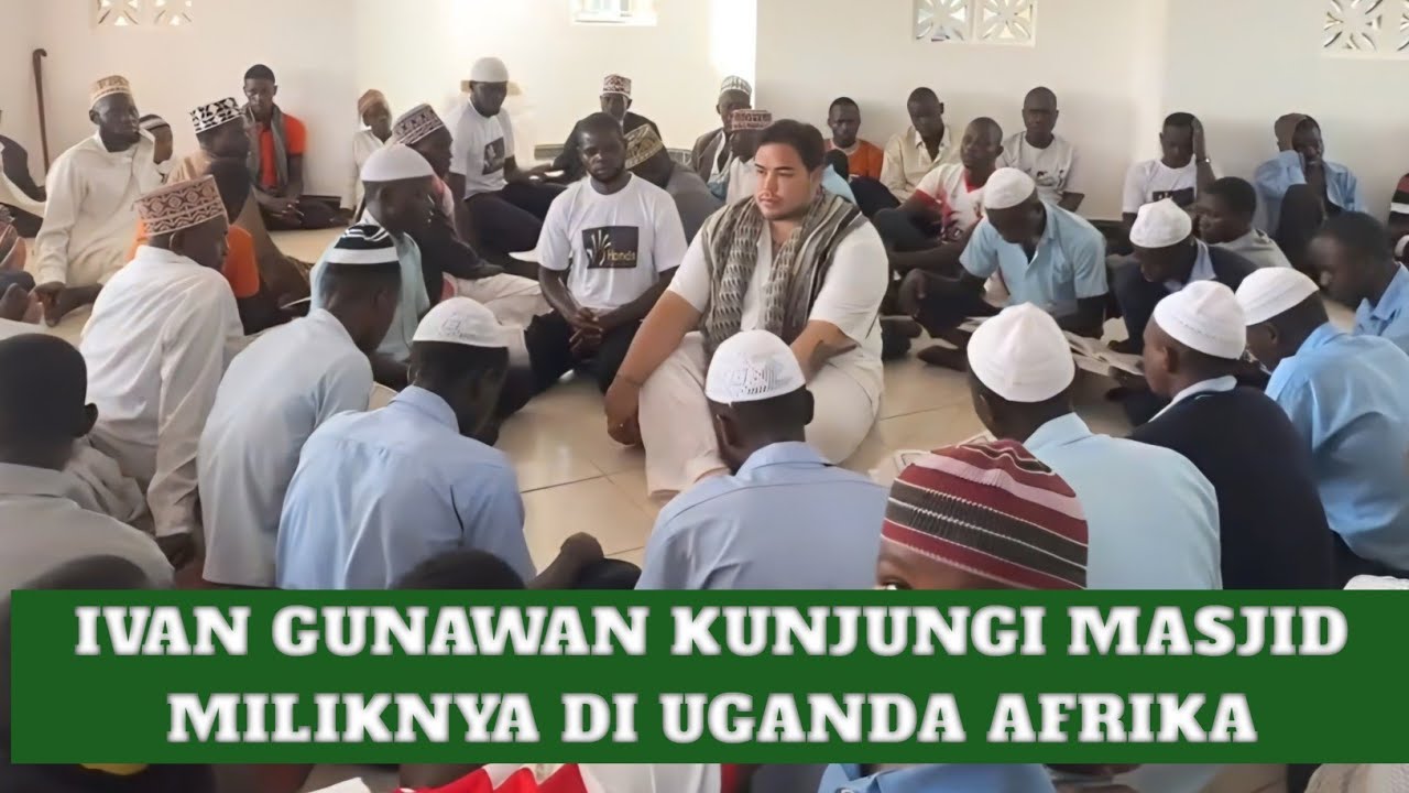 ARTIS IVAN GUNAWAN RESMIKAN MASJID MILIKNYA DI UGANDA AFRIKA
