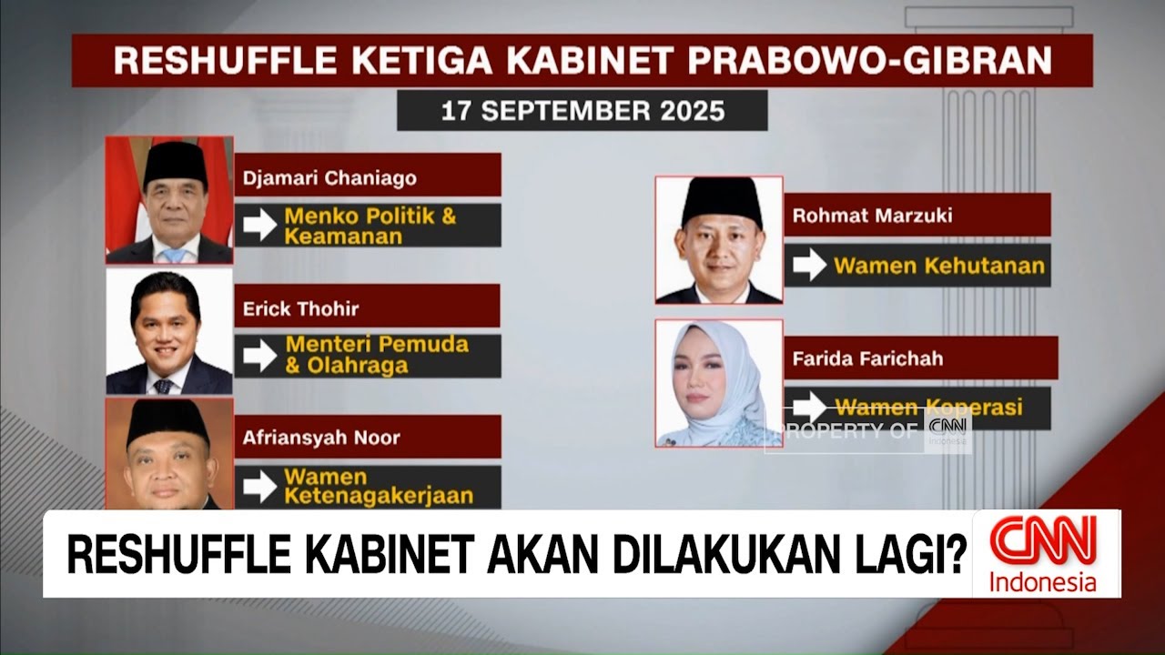 Bisik-bisik Reshuffle Kabinet Prabowo-Gibran  | SEGMEN 1