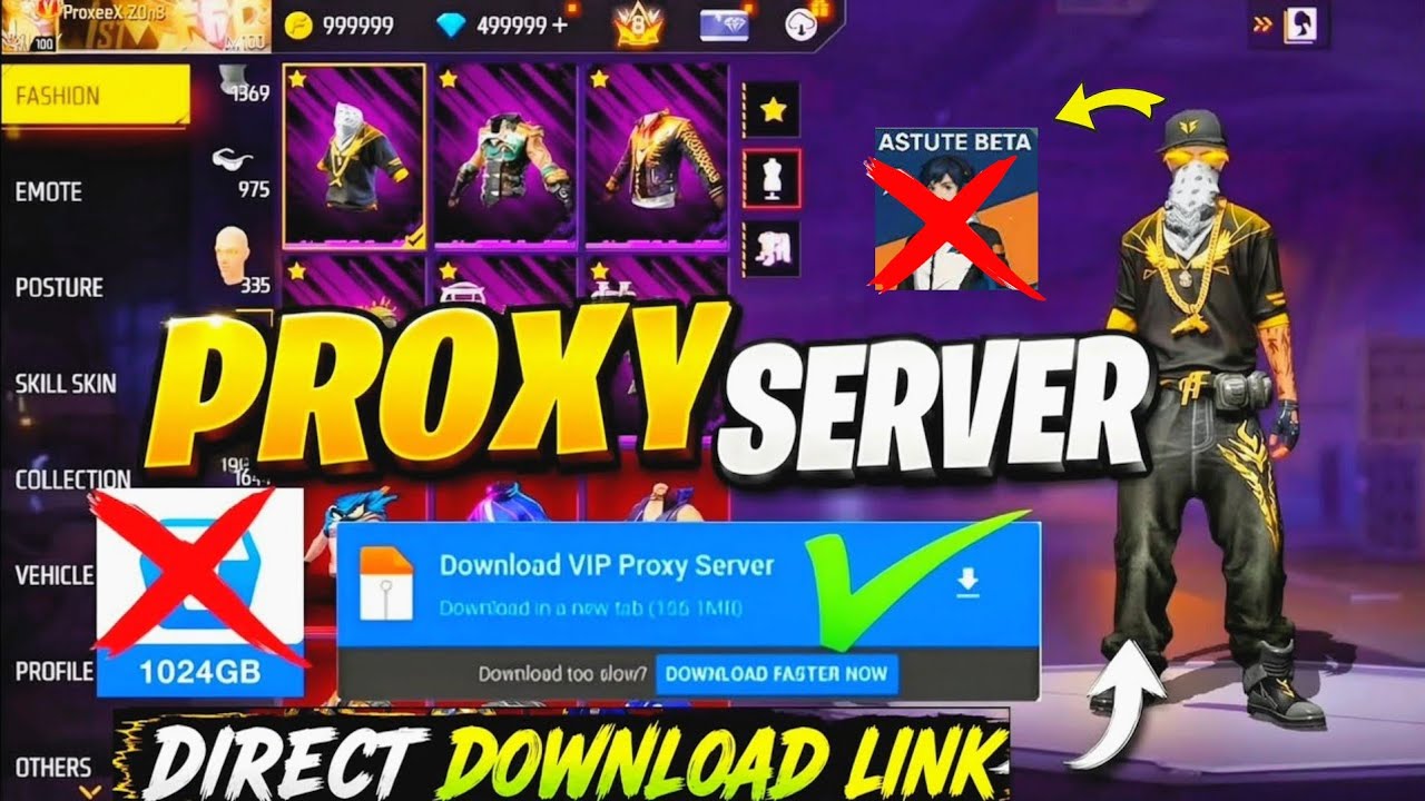 Free Fire New Proxy Server 😱 | Proxy Server Free Fure | How to Download Proxy Server 🥳