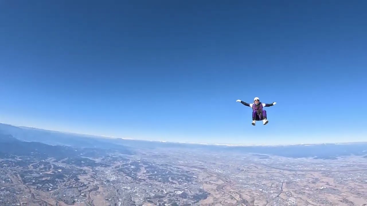 久しぶりのスカイダイビング動画アップ　Jan2025 FF 2way TSC