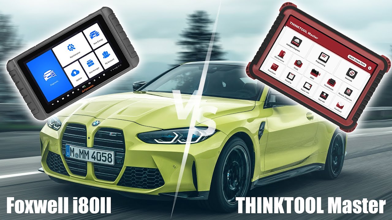 Сравнение Foxwell i80II и Thinktool Master на BMW M4 G82