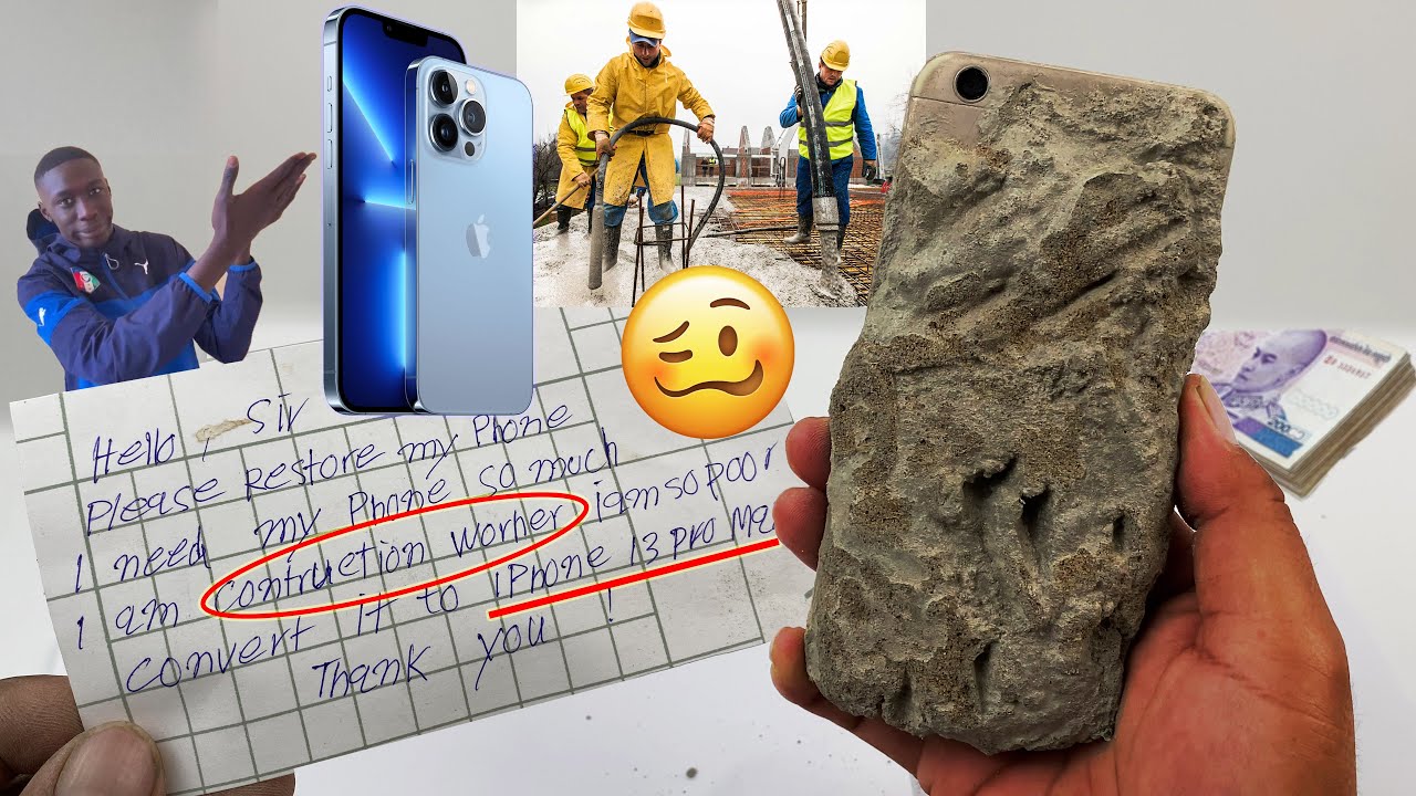 Restoring Destroyed Phone, Restore OPPO Cracked For Construction Worker