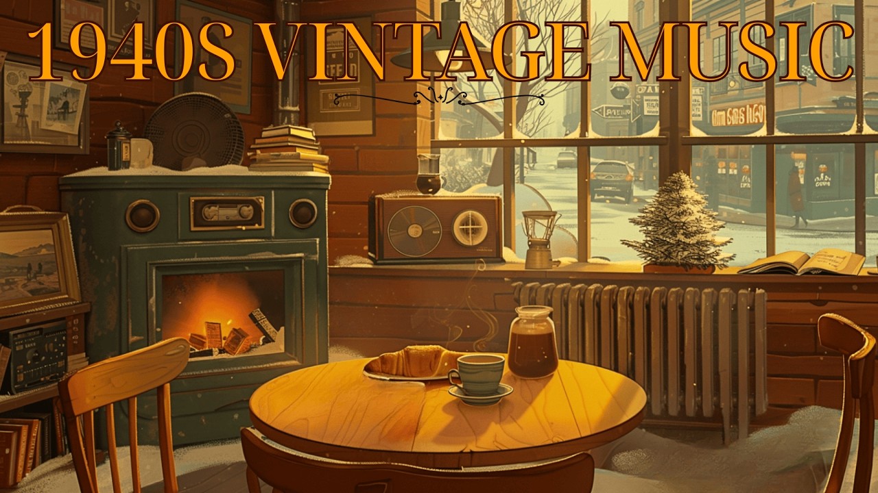 Lazy Snowy Morning ☕ Vintage 1950s Oldies from Another Room #3