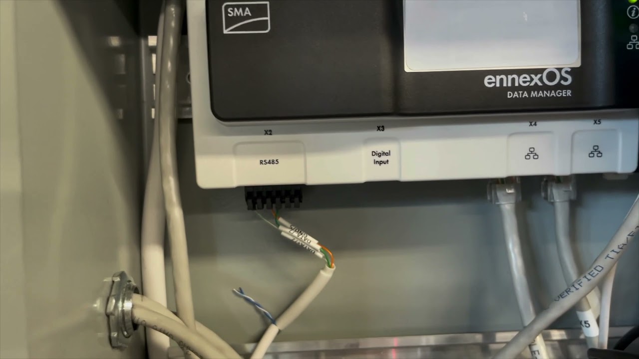 SMA Data Manager M - RS485 Wiring