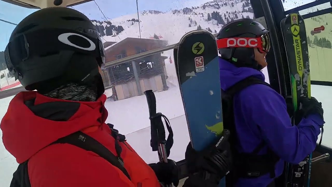 Ski Race for the last lift - Courchevel / La Tania, Folyères 2022 [Unedited]
