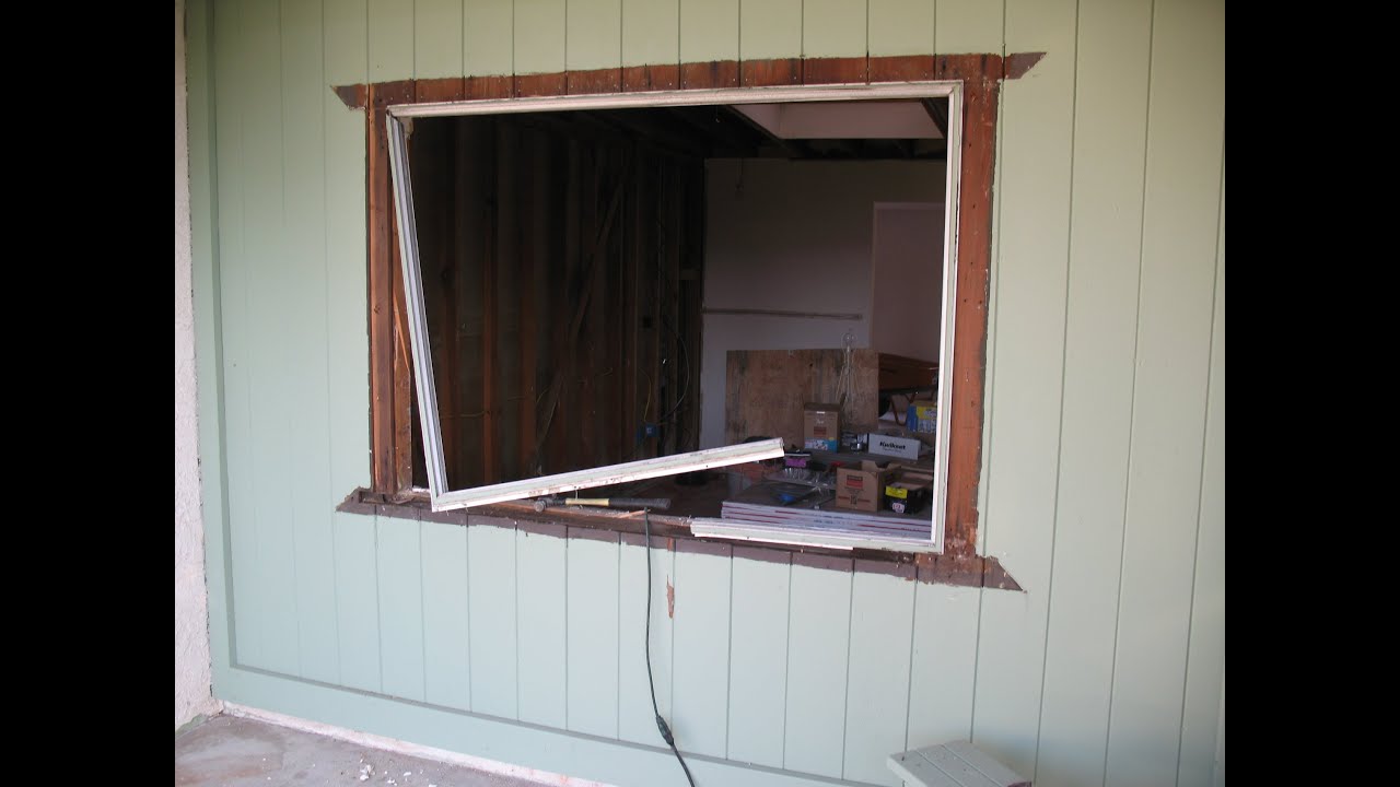 How To Frame Window Opening in Existing Windowless Wall – Part One