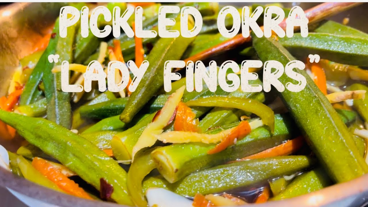 ONE OF A KIND “PICKLED OKRA” || Okra Recipe 