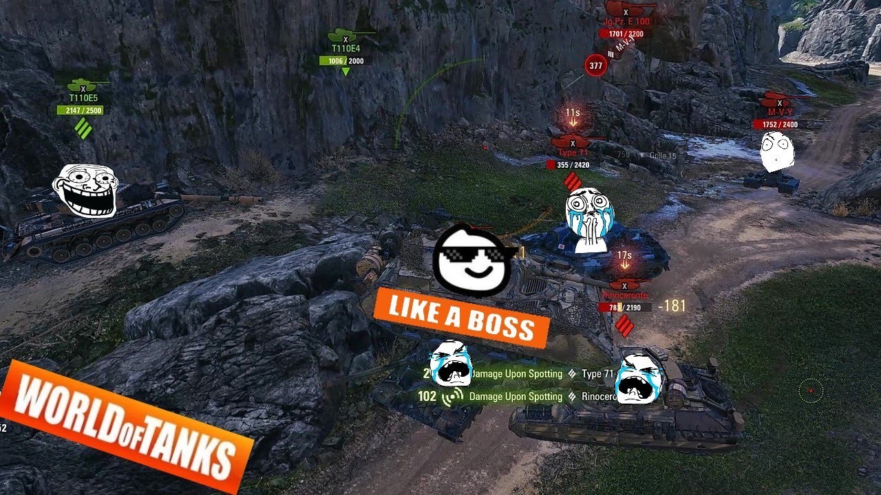 Wot Funny Moments | World of Tanks LoLs - Episode  1️⃣2️⃣9️⃣😈😎😂