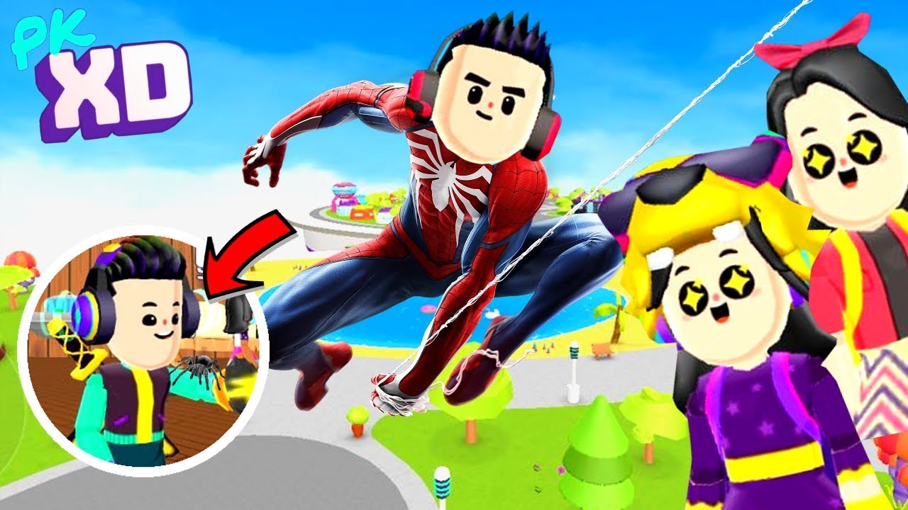 O ESTEVÃO VIROU O HOMEM ARANHA NO PK XD