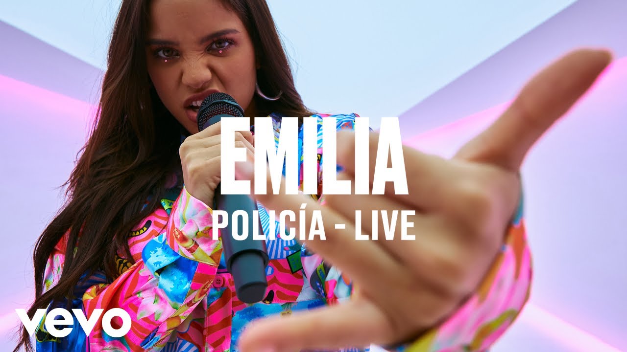 Emilia - Policía (Live) | Vevo DSCVR