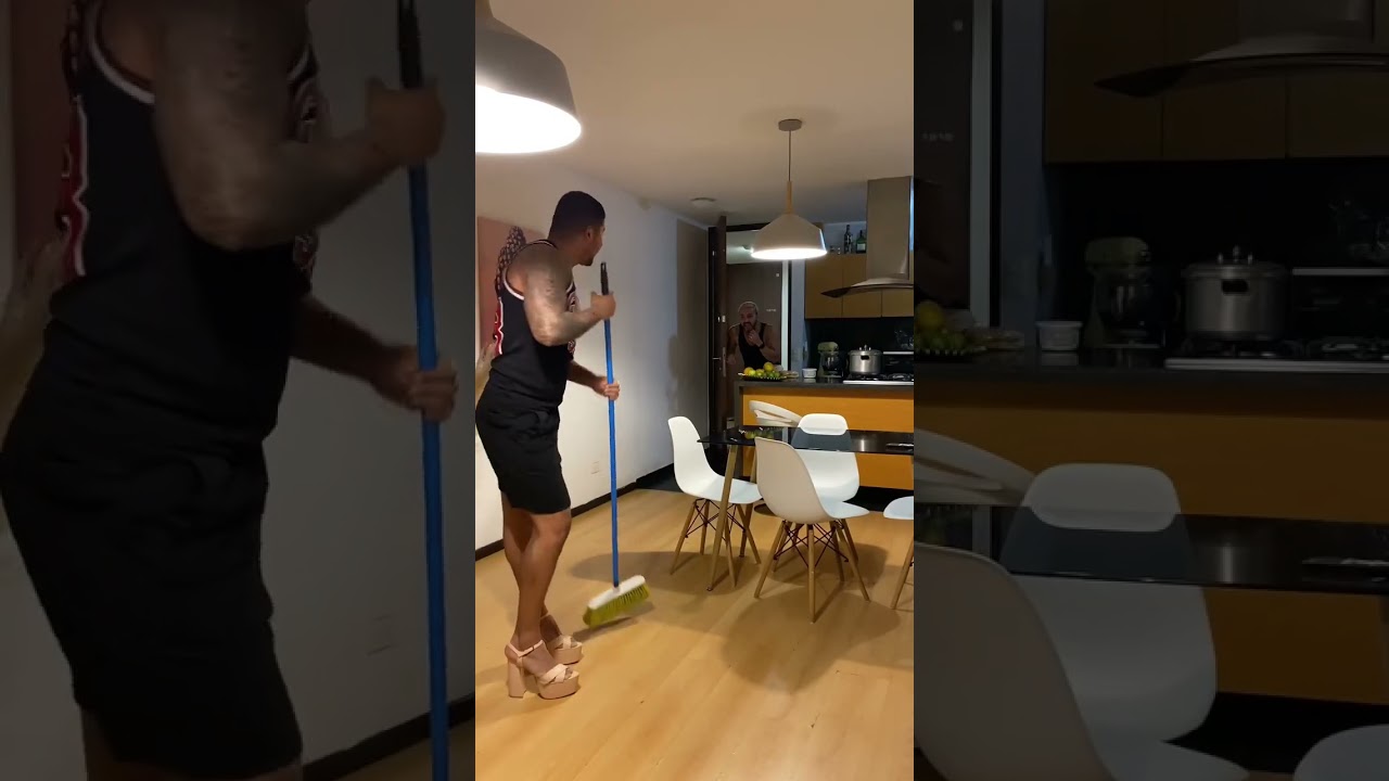 Sorprendo a mi esposo trepado en TACONES 🤣🤣😂