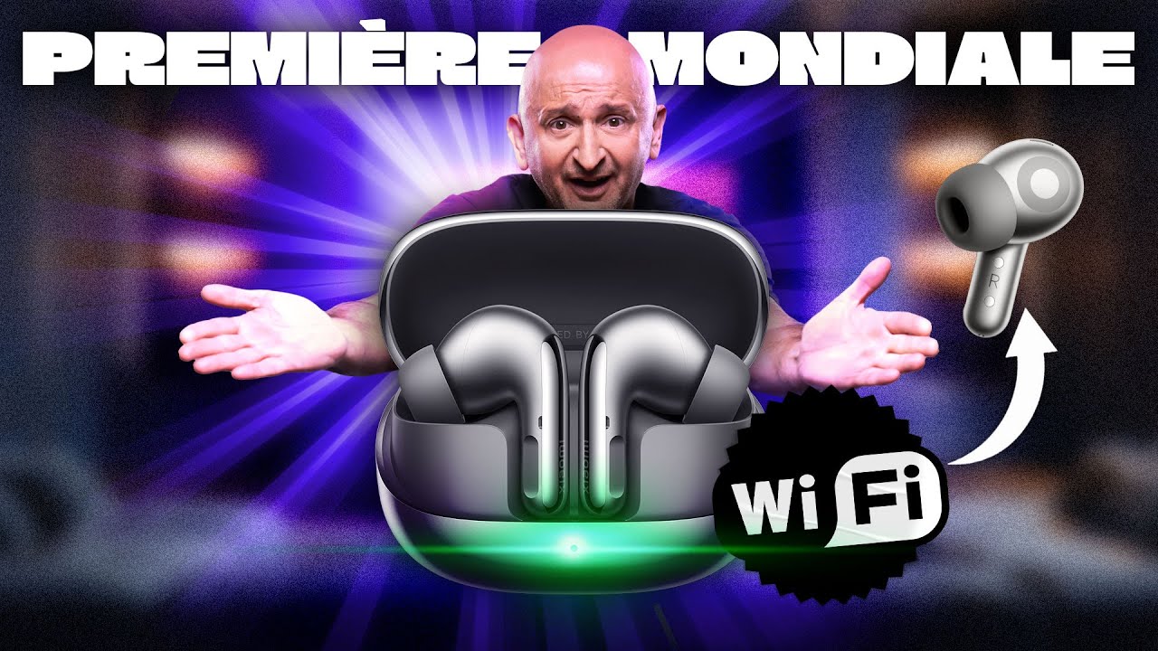 PREMI&Egrave;RE MONDIALE : &Eacute;couteurs Wi-Fi et Bluetooth Antibruit (Xiaomi Buds 5 Pro)